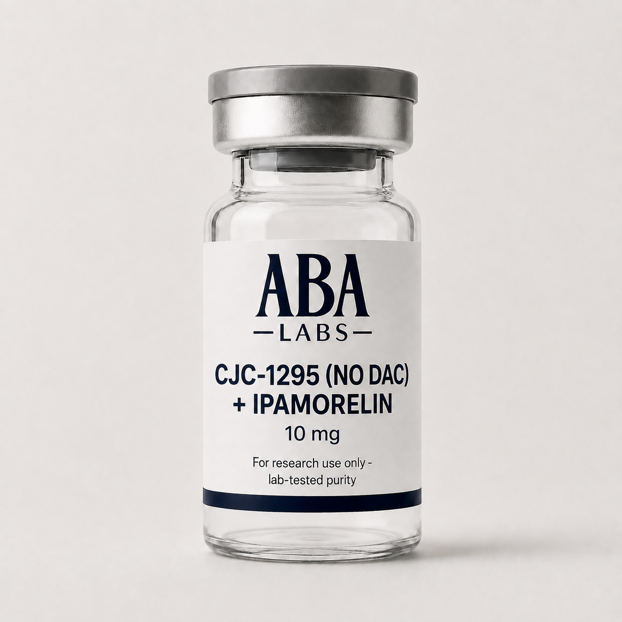 CJC-1295 (NO DAC) + Ipamorelin vial by ABA Labs